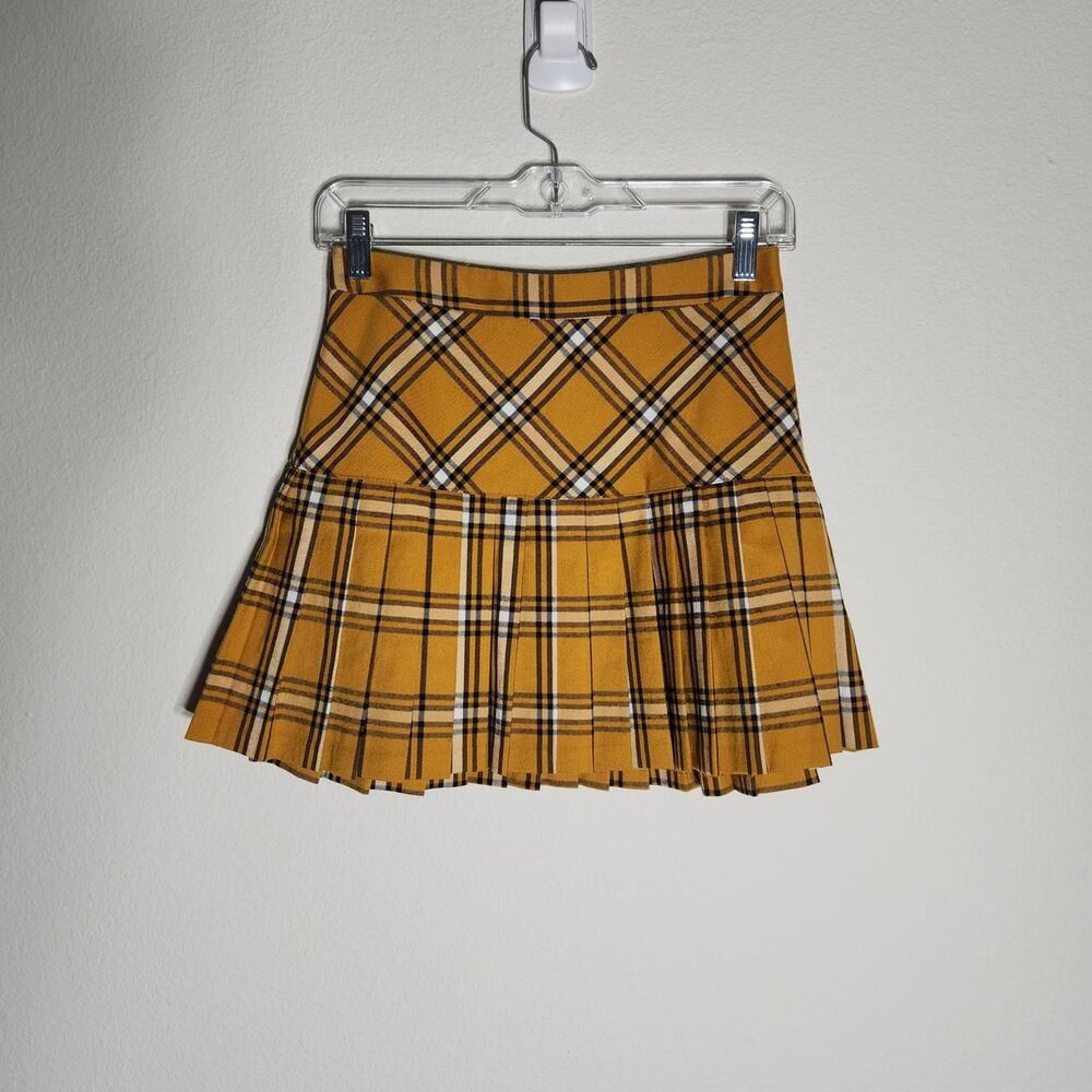 Forever-21 Womens Plaid Mini Skirt S